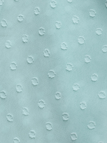 Turquoise Polka Dot Scrunchy, 2