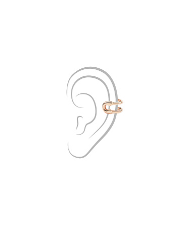 Rose Gold Ear Cuff, 2
