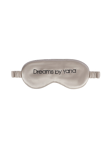 Beige Satin Sleep Mask, 2