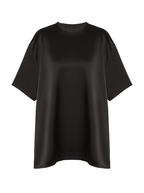 Black silk T-shirt, 1