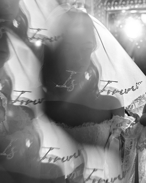 Love Is Forever Short White Veil, 8