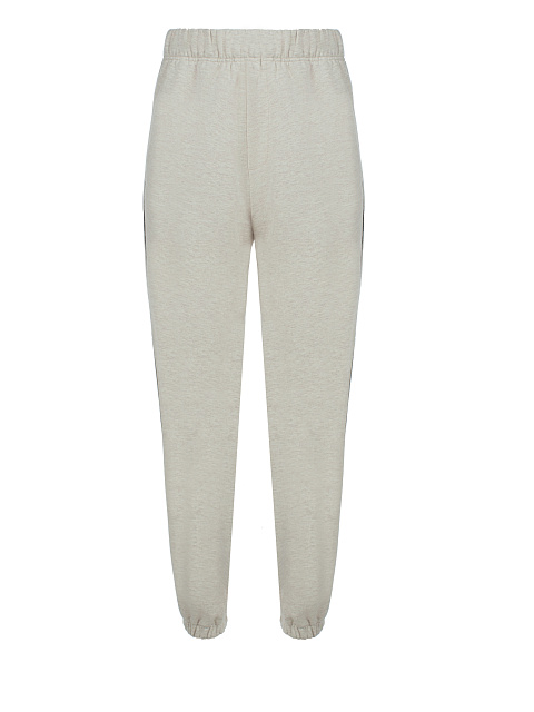 Beige Jersey Set With Black Embroidery, 3