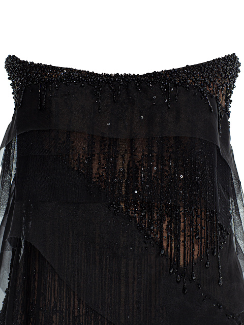 Black embroidered maxi dress, 5 Black embroidered maxi dress, 5