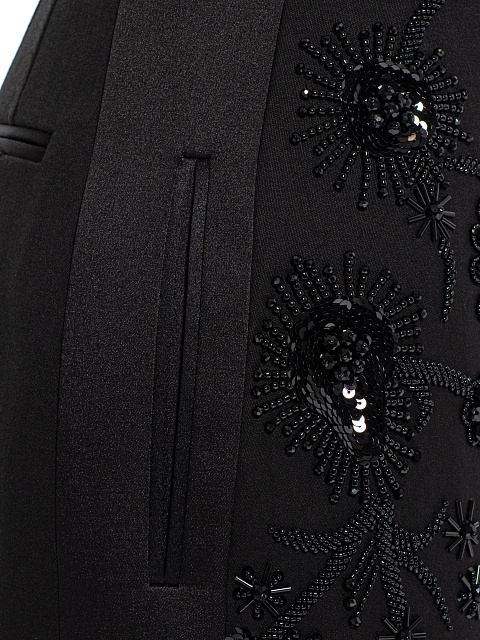 Black embroidered skirt, 3 Black embroidered skirt, 3