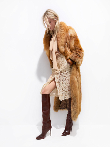 Fox fur coat, 2