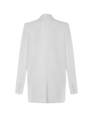 White Single-Breasted Jacket, 2