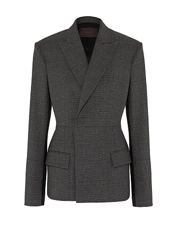 Grey checked blazer, 1