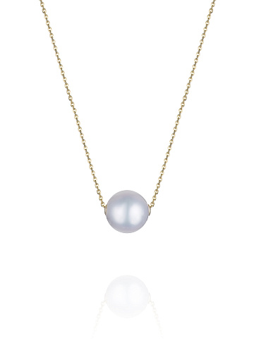 Gold & Pearl Necklace, 1