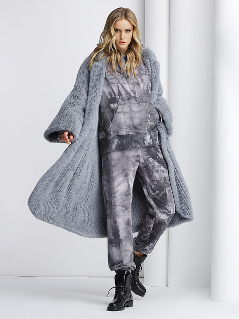 Grey Tie-Dye Jersey Suit, 5