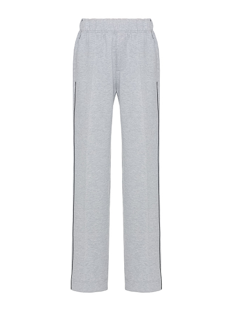 Grey tracksuit with cropped sweatshirt and cornflower embroidery, 3 Grey tracksuit with cropped sweatshirt and cornflower embroidery, 3