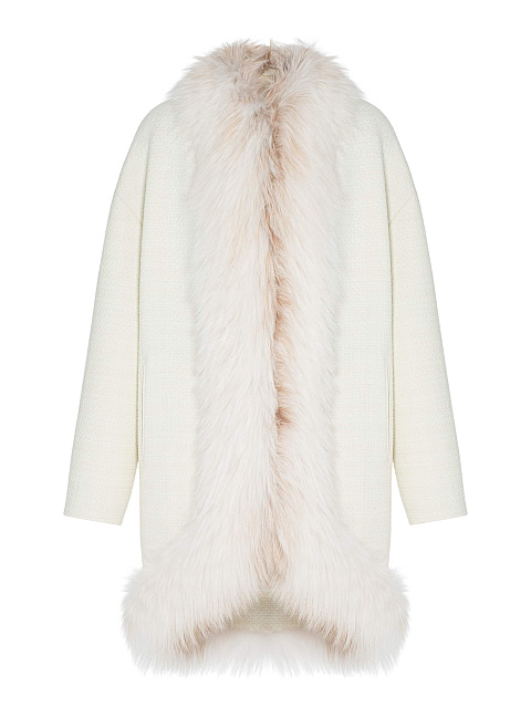Coat with fox fur, 1