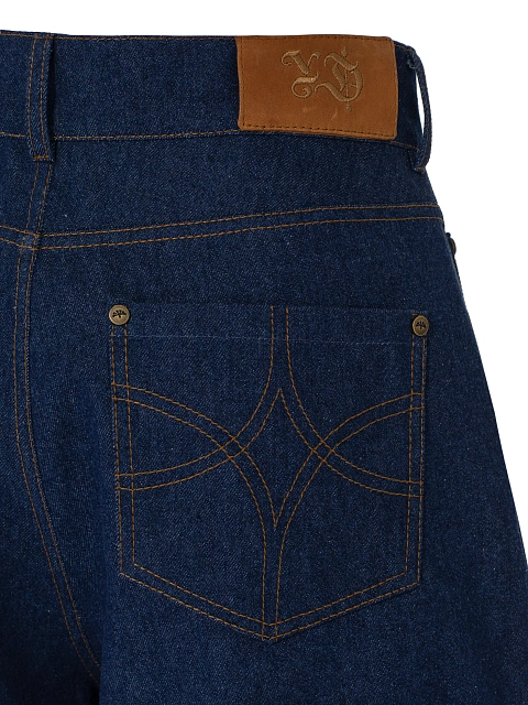 Blue Cotton Banana Jeans, 4