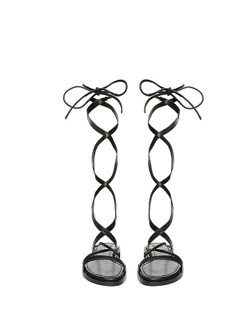 Brown Suede Gladiator Sandals, 2