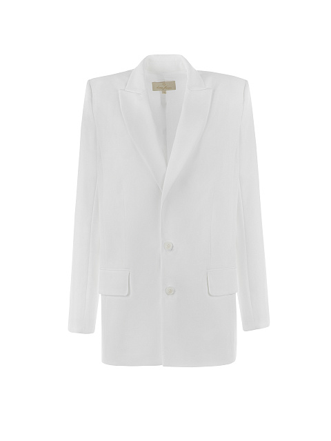 White Single-Breasted Jacket, 1