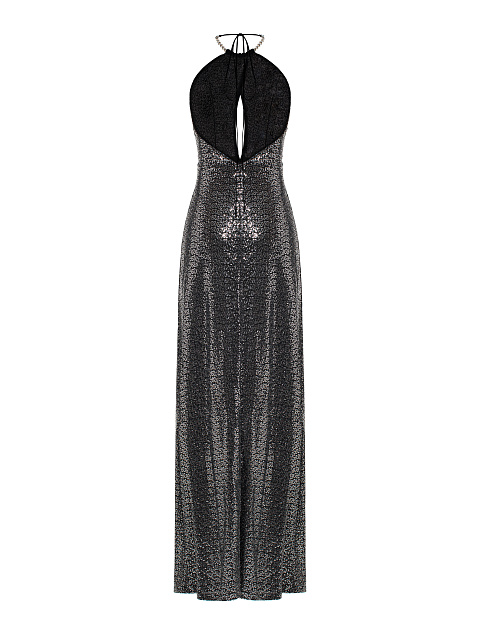 Dark Grey Sequin Maxi Dress, 2 Dark Grey Sequin Maxi Dress, 2