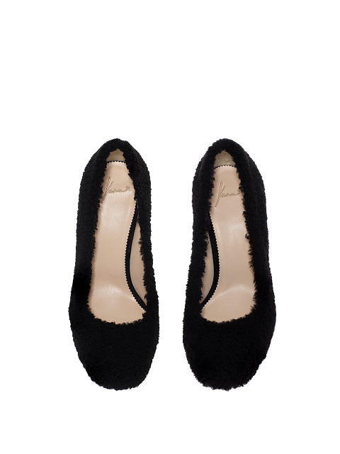 Black Sheepskin Shoes, 4