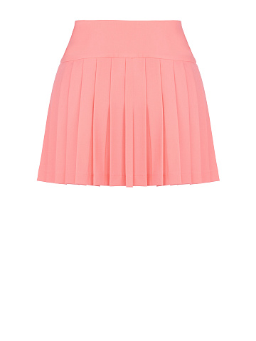 Pink Pleated Mini Skirt, 2
