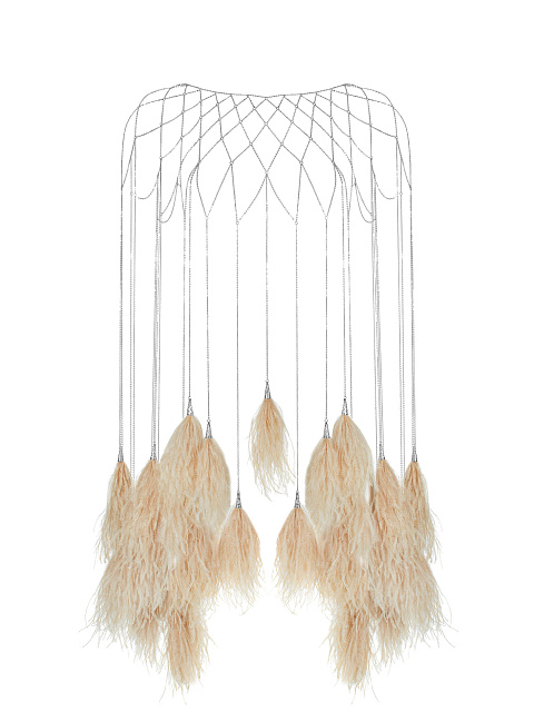 Silver Chains & Feathers Cape, 1