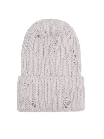 Lilac Distressed Beanie, 1