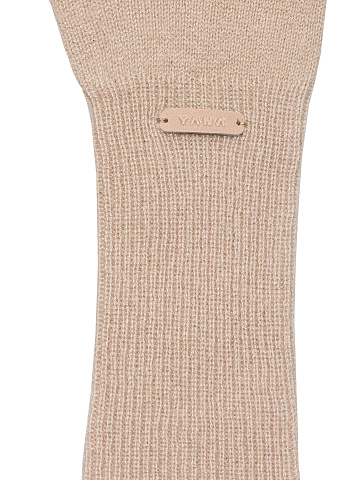 Beige Cashmere Gloves, 2