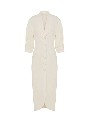 Milky tweed midi dress, 1