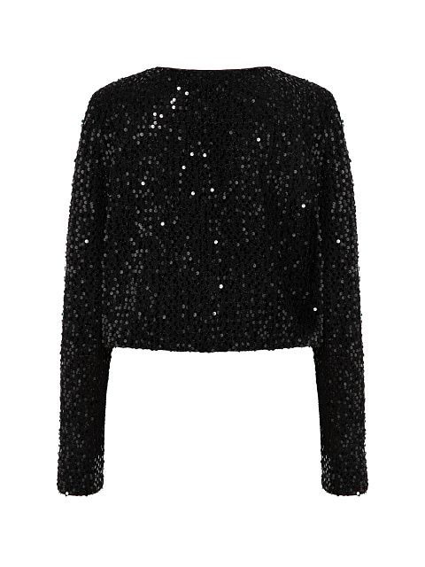 Black Blouse With Lurex And Sequins, 2
