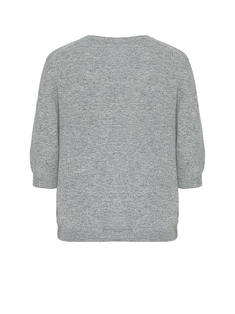 Grey angora jumper with short sleeves, 2 Grey angora jumper with short sleeves, 2