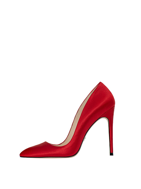 Red Silk Pumps, 5