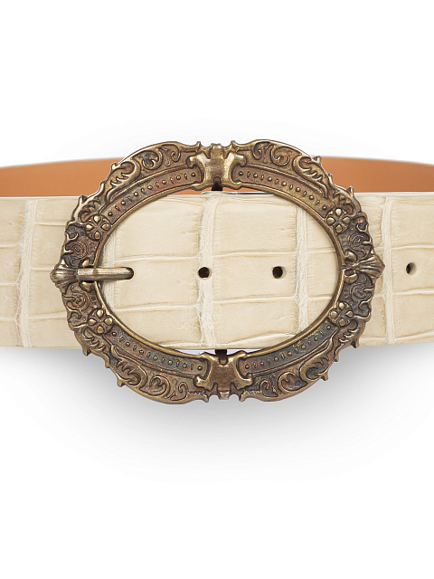 Ivory Crocodile Belt, 3