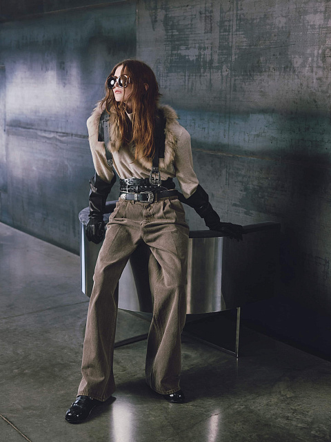 Lambskin leather gloves, 5 Lambskin leather gloves, 5