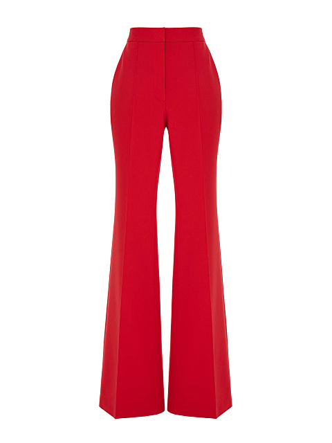 Red Two-piece Suit with Flared Trousers, 6