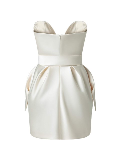 Milk‑colored mini dress, 4