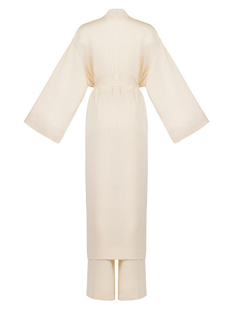 Beige Chiffon Coat & Trousers, 3 Beige Chiffon Coat & Trousers, 3