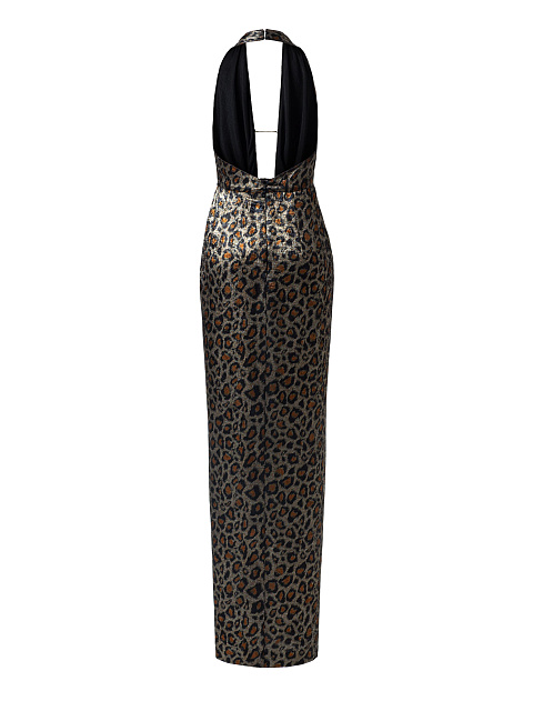 Leopard-print maxi dress, 4
