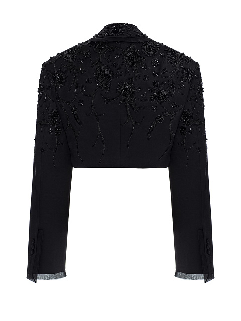 Cropped embroidered jacket, 2 Cropped embroidered jacket, 2