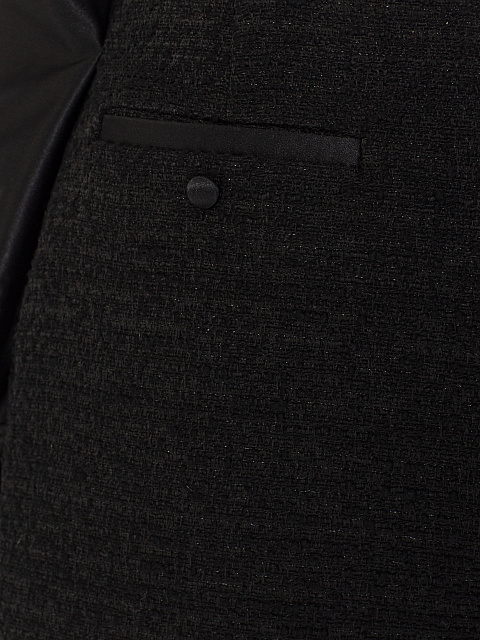 Tweed mini skirt with bow, 6