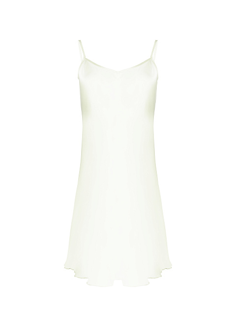 Light Yellow Polka Dot Chiffon Midi Dress, 3