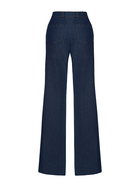 Dark Blue Flared Jeans, 2 Dark Blue Flared Jeans, 2