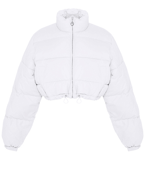 White cropped down jacket, 1