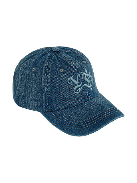 Blue & Light Blue YD Embroidered Denim Cap, 1 Blue & Light Blue YD Embroidered Denim Cap, 1