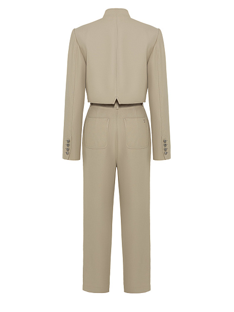 Beige denim suit, 2