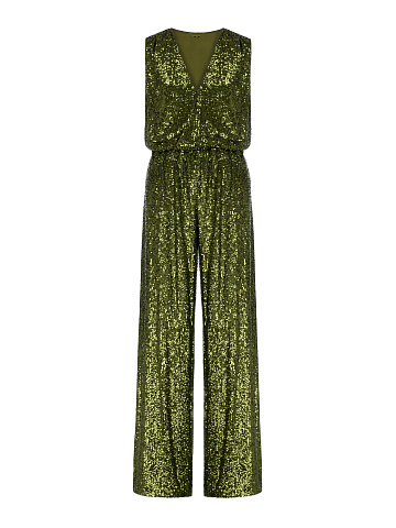 Green Sequined Jumpsuit, 1