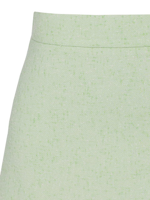Light Green Two-piece Suit With Jacket And Mini Skirt, 4