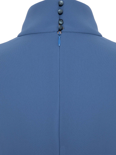 Blue Draped Midi Dress, 4 Blue Draped Midi Dress, 4