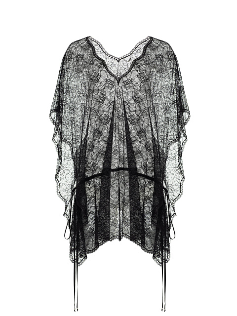 Black lace kimono, 3 Black lace kimono, 3
