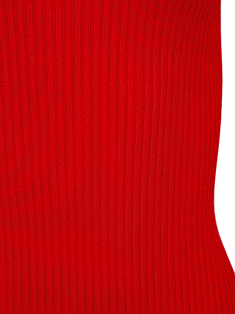 Red Rib Knit Mini Dress, 4 Red Rib Knit Mini Dress, 4