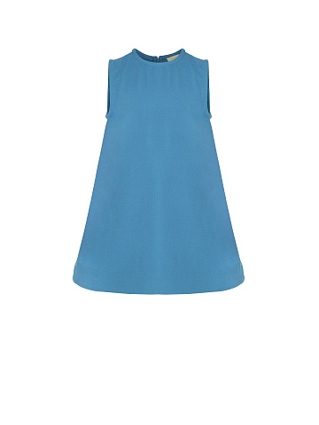 Children's Blue Denim Dress, 1