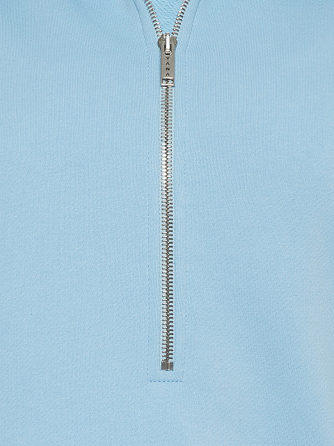 Light Blue & White "Yana" Embroidered Jersey Suit, 4 Light Blue & White "Yana" Embroidered Jersey Suit, 4