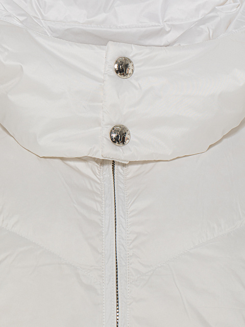 White Cropped Puffer Jacket, 6 White Cropped Puffer Jacket, 6