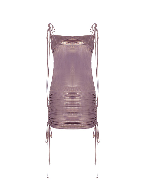 Metallic Pink Jersey Transformer Dress, 2